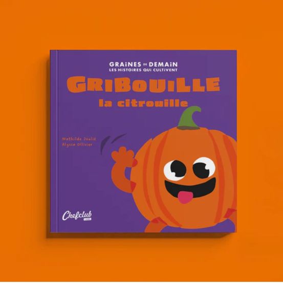 Petit livre pour enfants : gribouille la citrouille