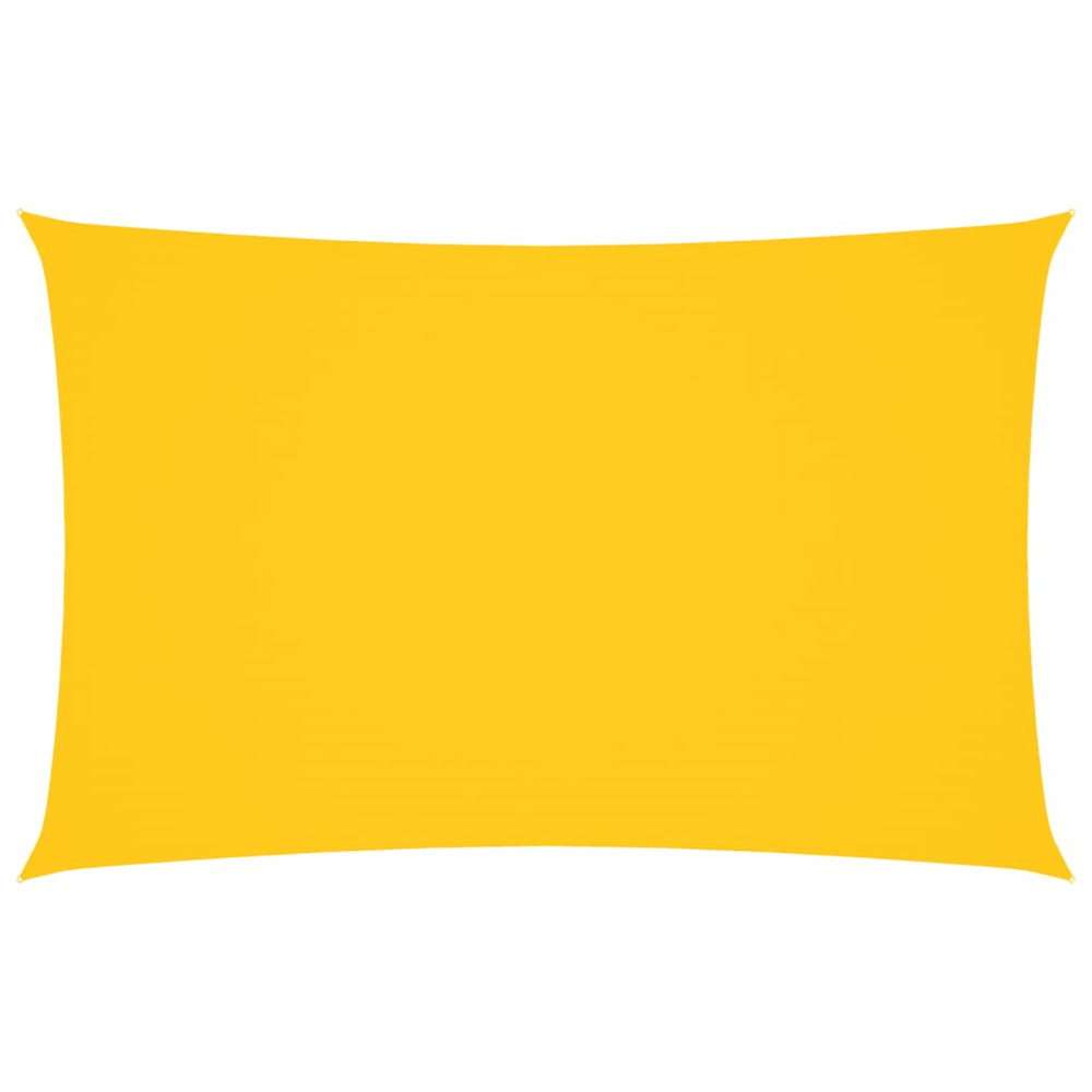 Voile de parasol tissu oxford rectangulaire 2x4,5 m jaune