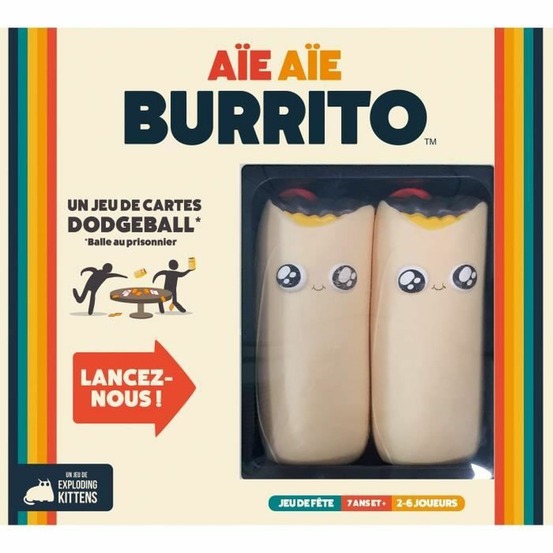 Jeu de société - asmodee - aie aie burrito ( 2022)