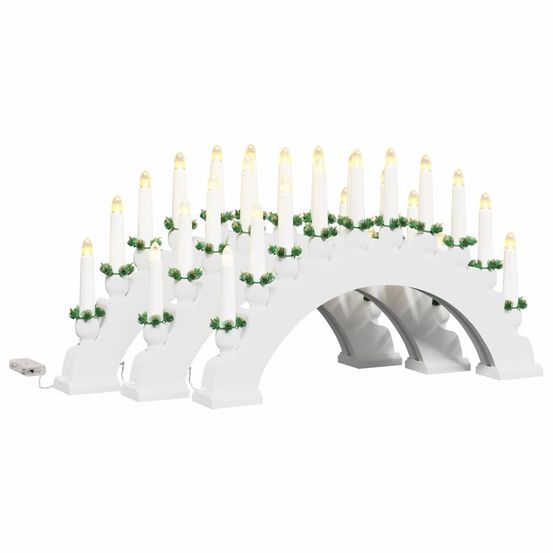 Arche de bougies de noël avec 10 bougies led 3 pc led
