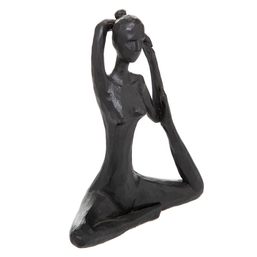 Statuette femme yoga lina h.22cm résine
