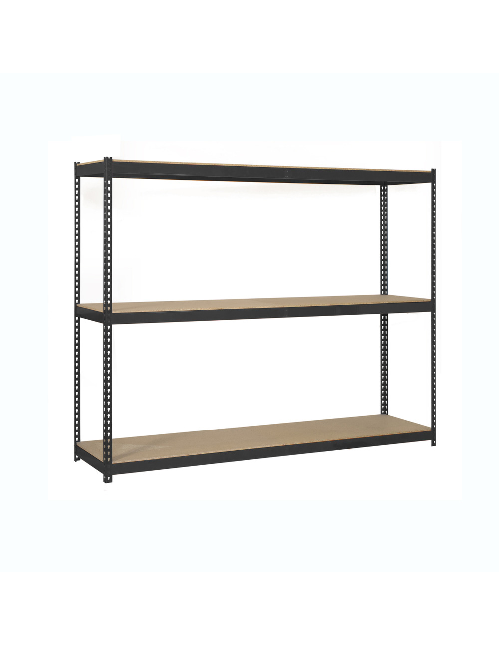 Etagère sans vis simonforte 1507-3 chipboard 1500 antracite/bois antracite/bois 1500x1500x750 - simonrack