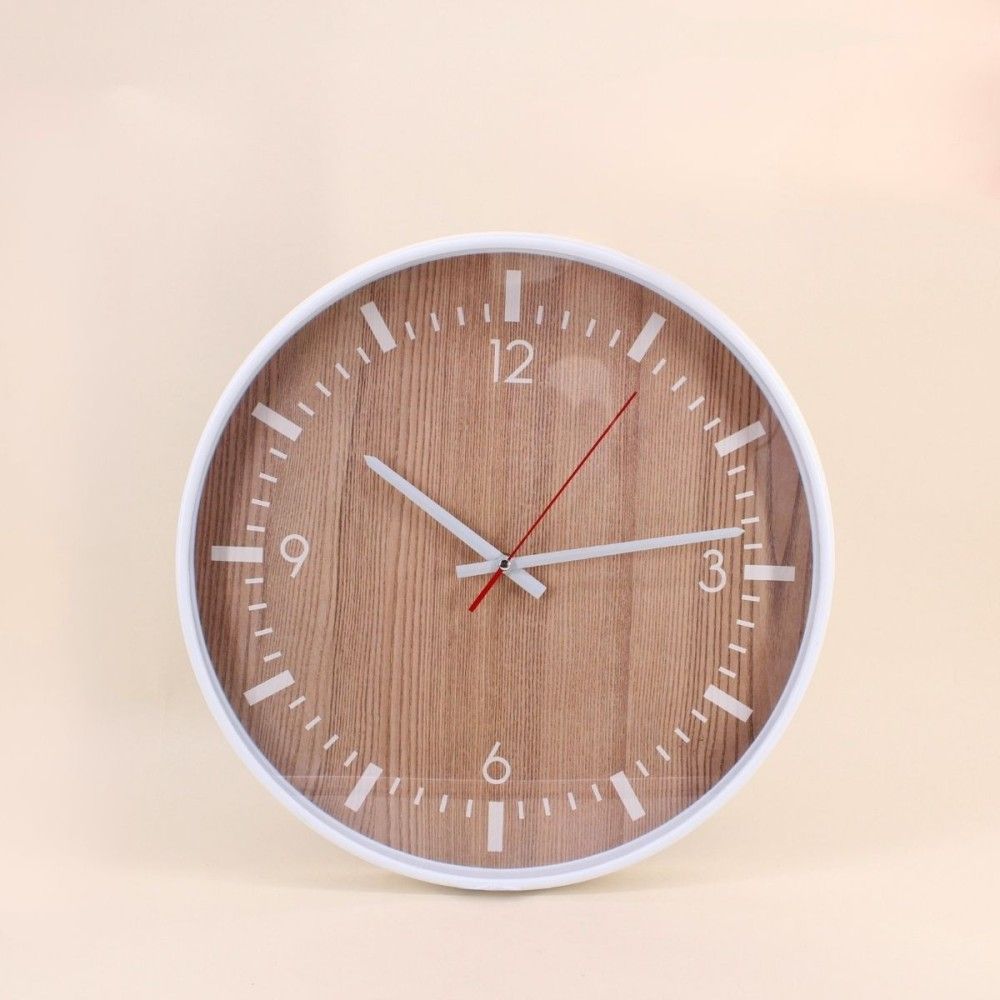 Horloge ronde en bois 40cm, zulae