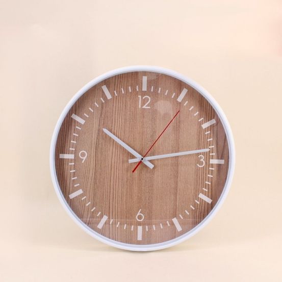 Horloge ronde en bois 40cm, zulae