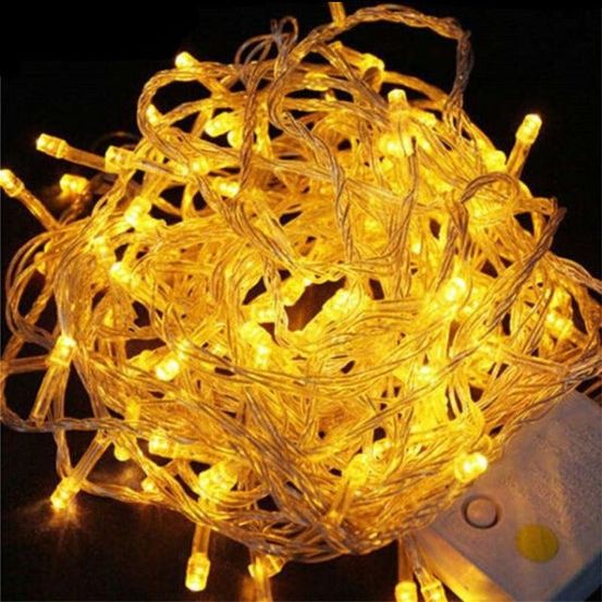 Guirlande lumineuse - jaune - 5m