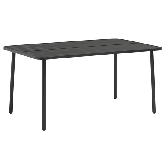 TABLE DE JARDIN GRIS FONCE 150-(867796)