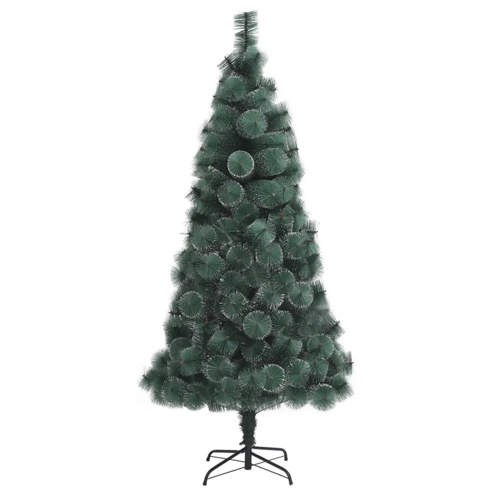 Sapin de noël artificiel avec support vert 180 cm pet