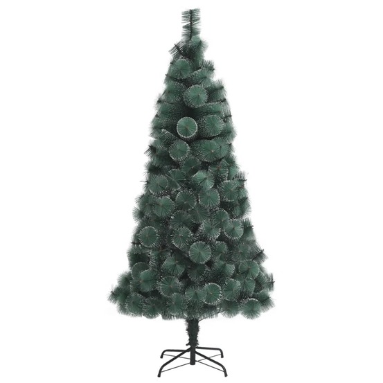 Sapin de noël artificiel avec support vert 180 cm pet