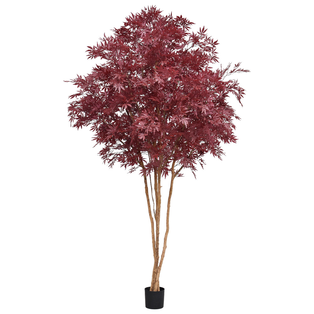 Arbre acer japonais artificiel deluxe 325cm bourgogne