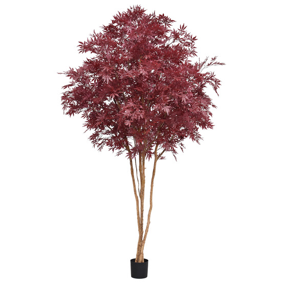 Arbre acer japonais artificiel deluxe 325cm bourgogne