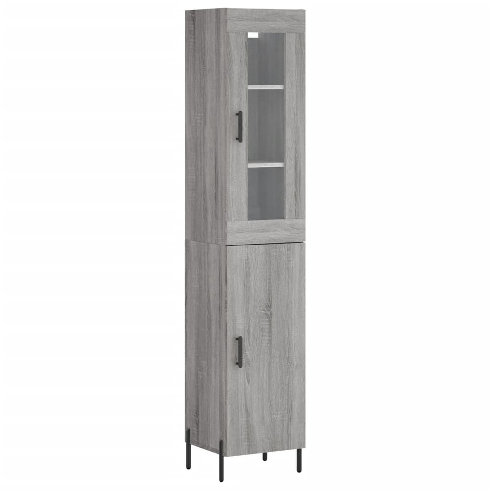 Buffet bahut commode armoire meuble de rangement organisateur cuisine salle de séjour salon haut sonoma 34,5 x 34 x 180 cm bo