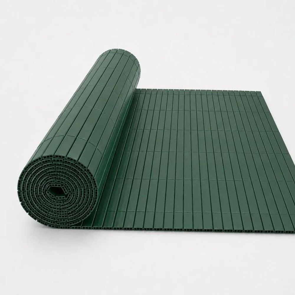 Canisse pvc renforcée verte double face - h. 1 x l. 3 m - synt'haie'tik