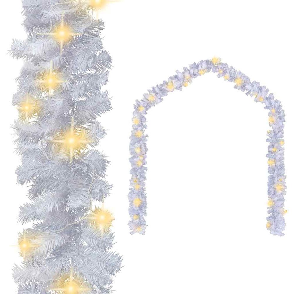 Guirlande de Noël LED 20 m Blanc