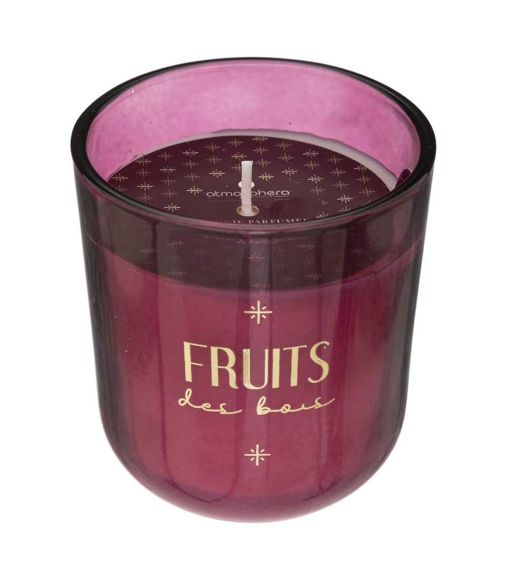 Bougie parfumée night jasmin 170 g pot en verre gris foncé