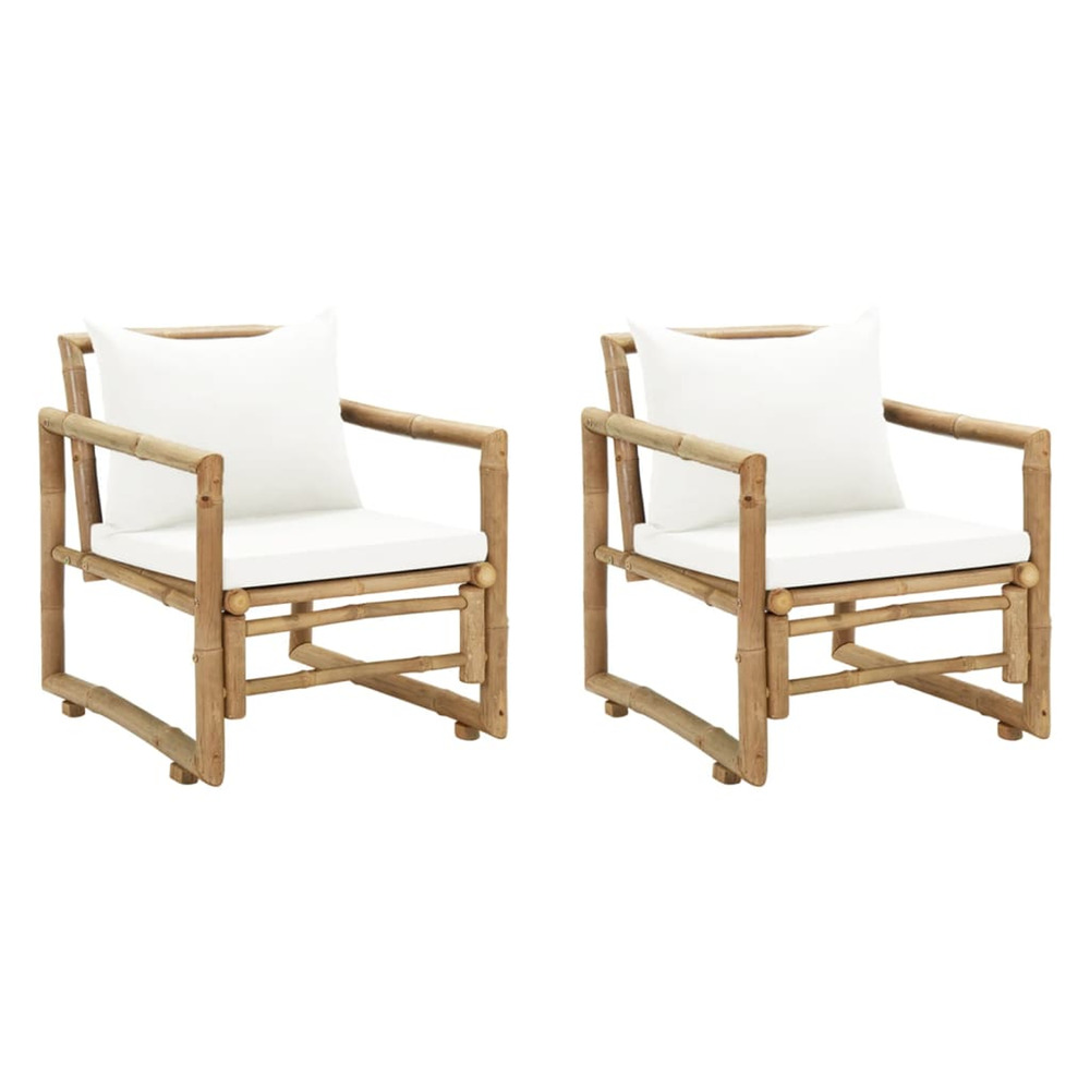 CHAISES DE JARDIN 2 PCS AVEC 2-(866890)