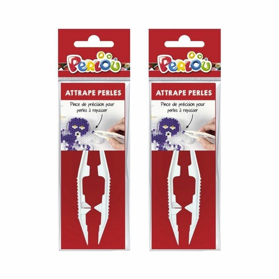2 pinces attrape perles à repasser