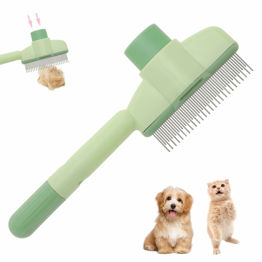 Peigne autonettoyant pour chien et chat