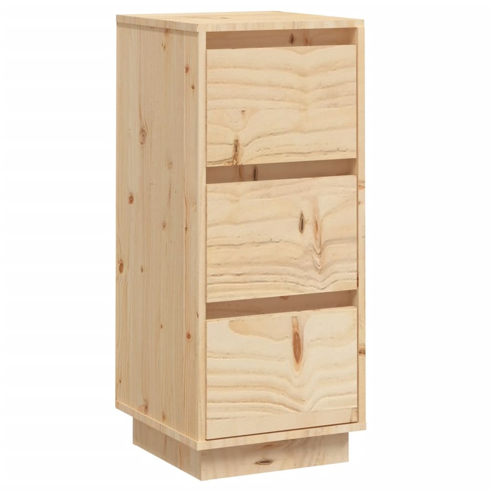 Buffet bahut commode armoire meuble de rangement organisateur cuisine salle de séjour salon 32 x 34 x 75 cm bois massif de pi