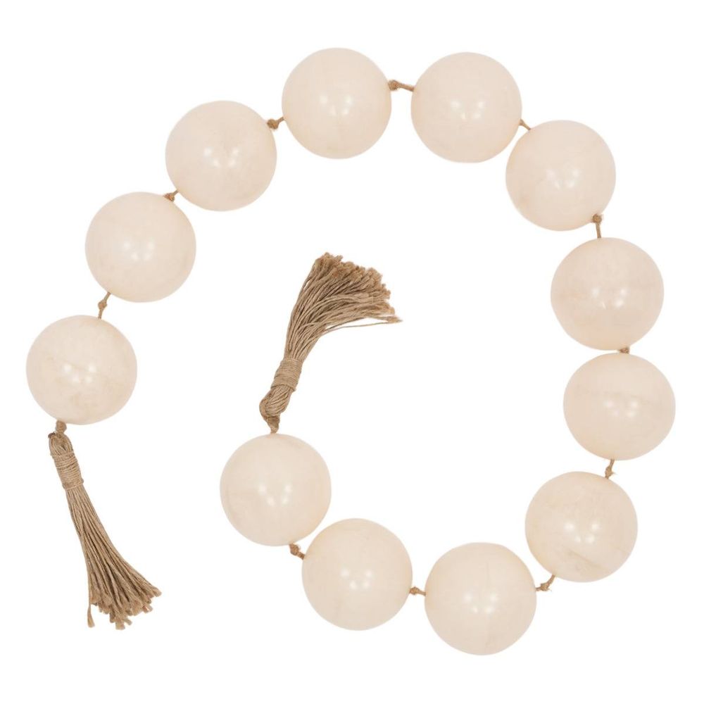 Guirlande déco carlo l.130cm blanc