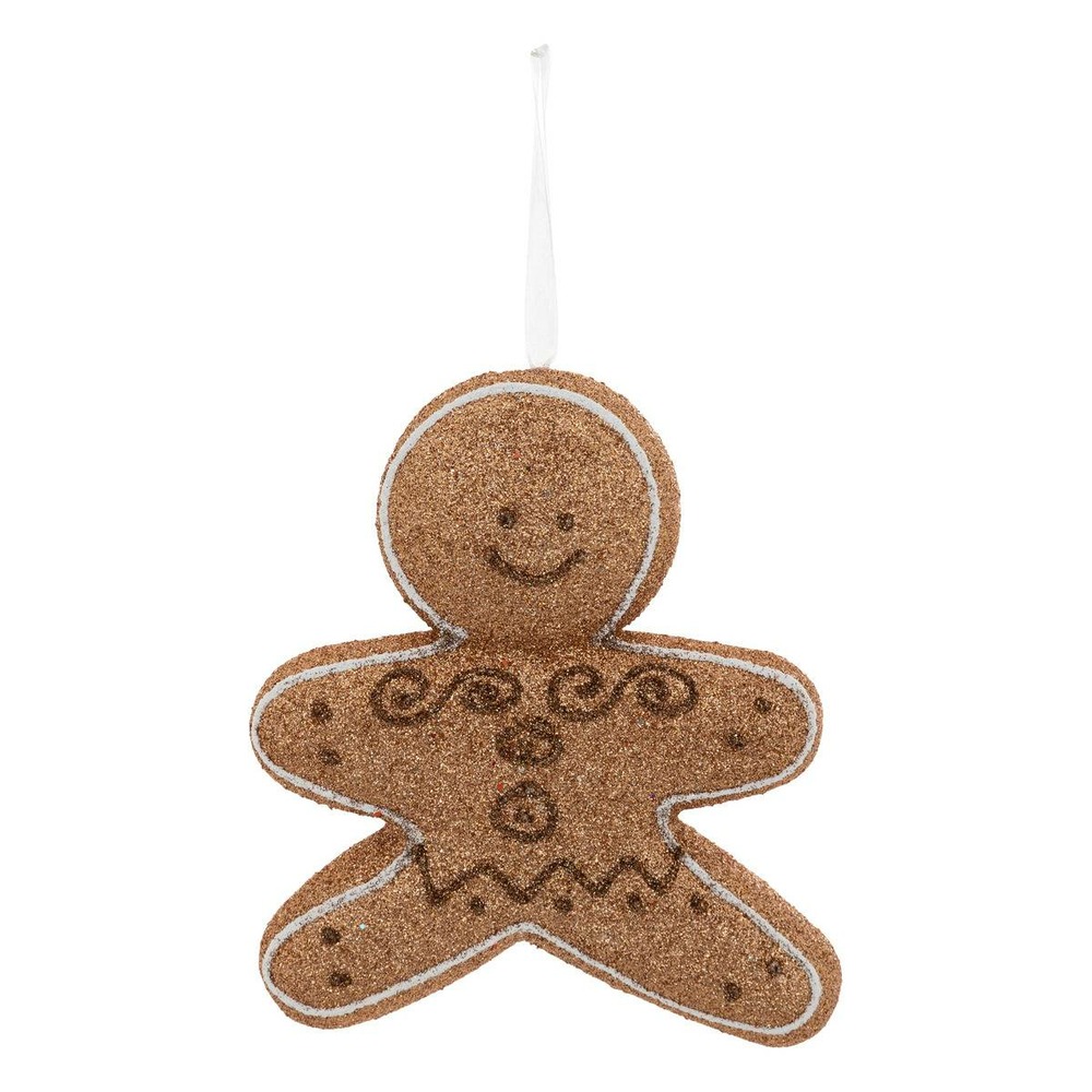 Sujet bonhomme pain d'épice polystyrène h.10cm marron