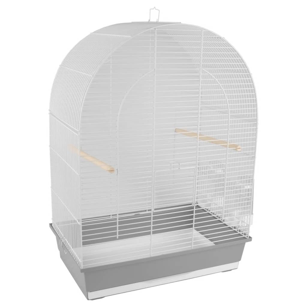 Cage à perruches klara 3 54x34x74,5 cm blanc