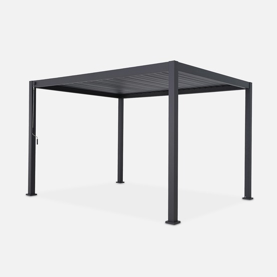 Pergola bioclimatique aluminium lames orientables 4x3m triomphe