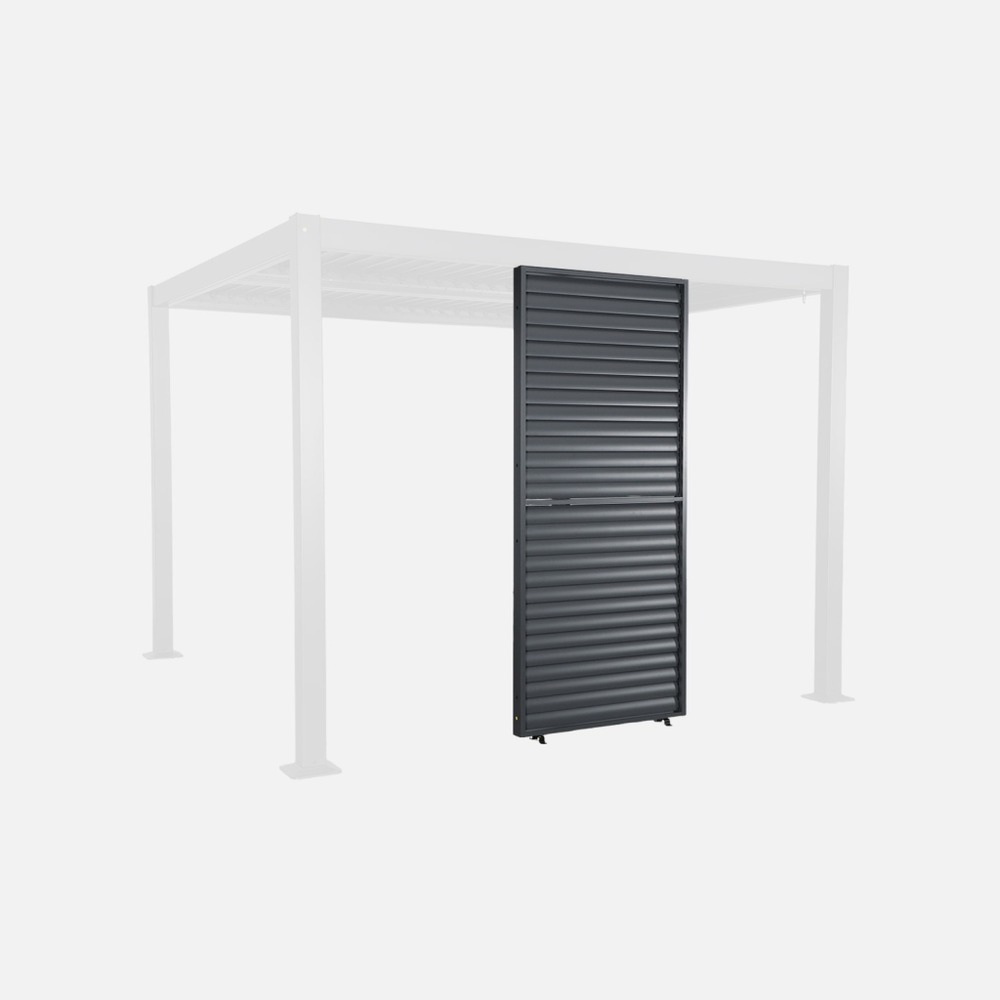 Persienne à lames orientables 100cm pour pergola bioclimatique aluminium palace