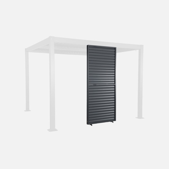 Persienne à lames orientables 100cm pour pergola bioclimatique aluminium palace