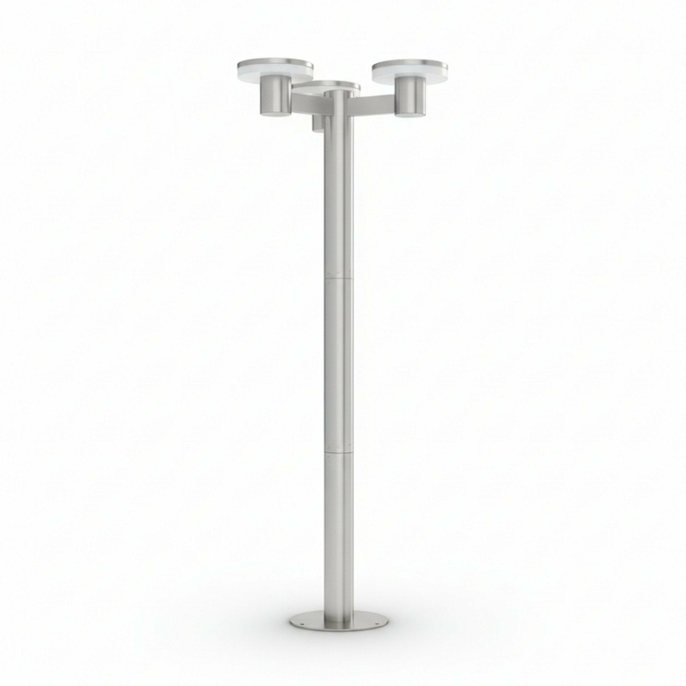 Lampadaire solaire alto-3000 inox 2m