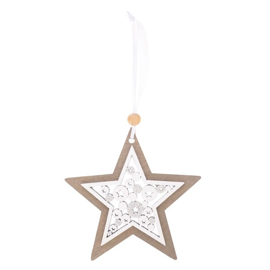 Sujet de noël ajouré paillettes