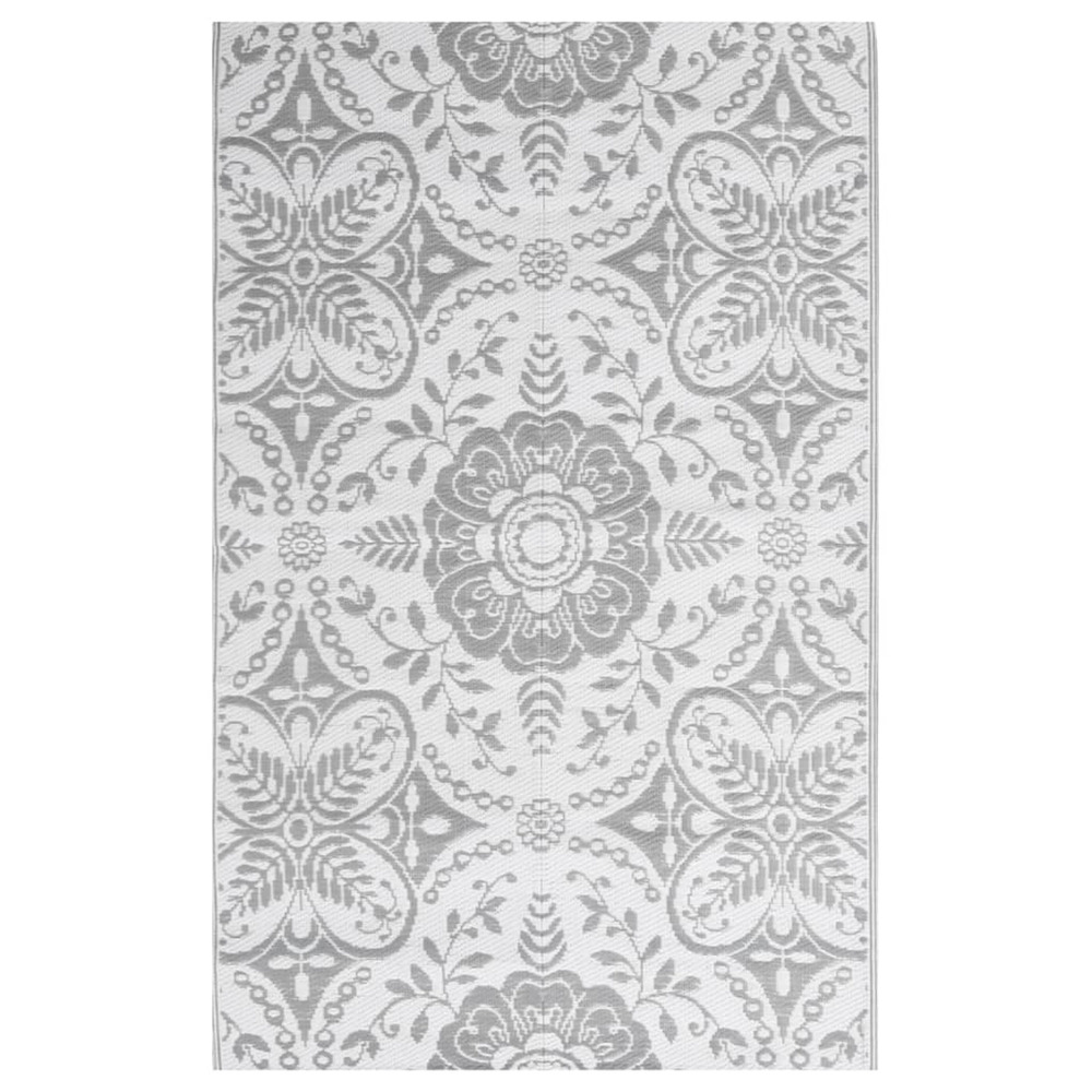 Tapis d'extérieur arakil gris clair 140 x 200 cm pp