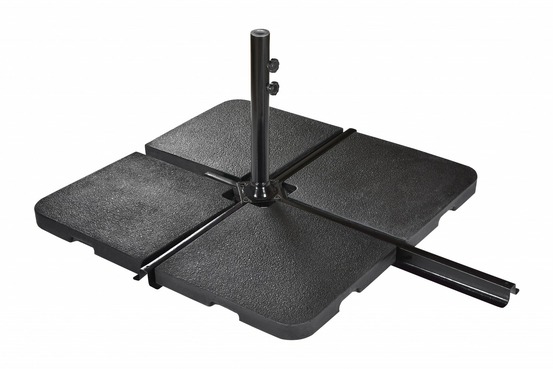 Dalle pour parasol excentré seclin ton ardoisé, 22 kg