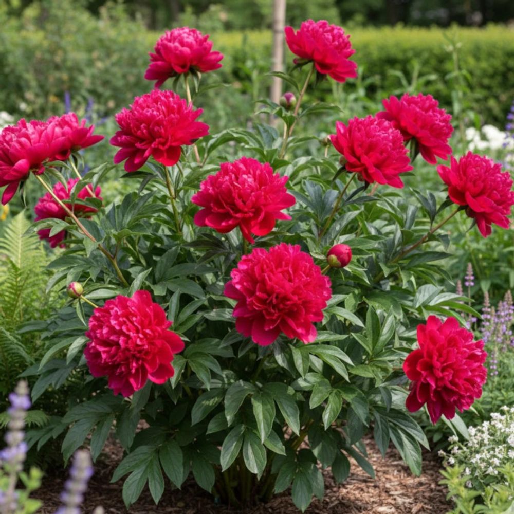 Pivoine herbacée richard carvel pot de 2l - 10/20 cm