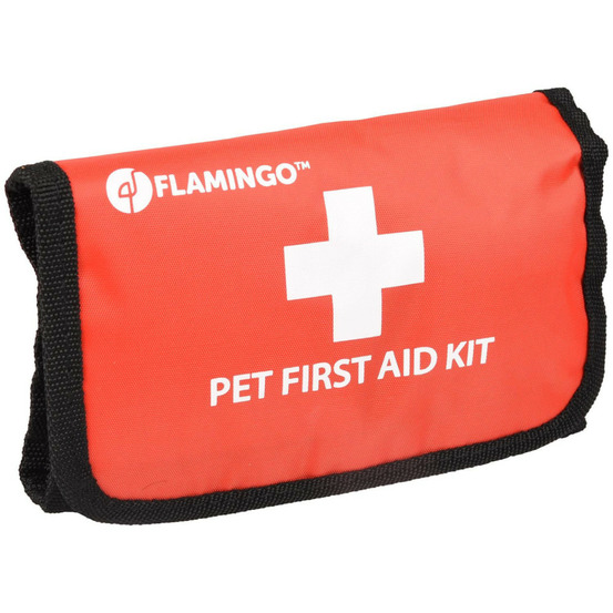 Trousse de secours taille 18 x 12 x 4 cm pour animaux domestiques.