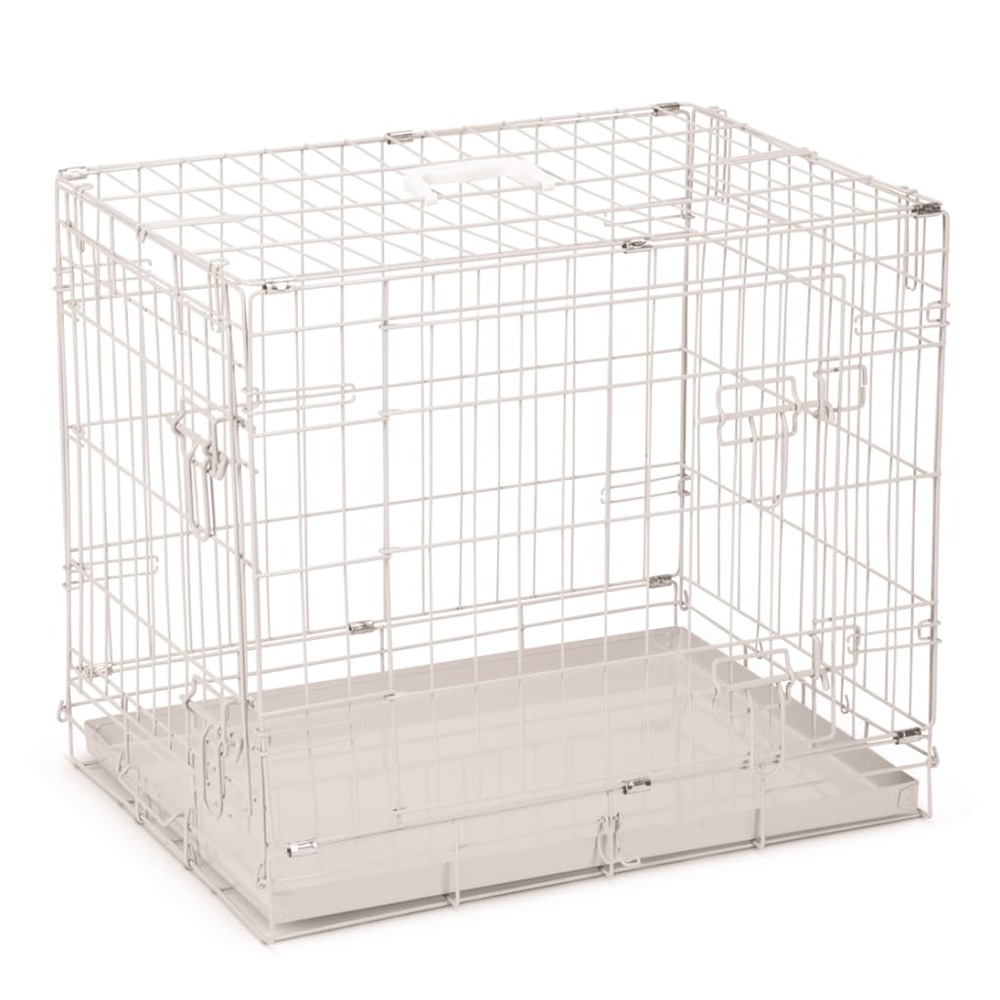 425590  dog crate 62x44x49 cm grey
