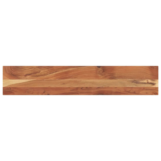 Dessus de table 140x40x2,5cm rectangulaire bois massif d'acacia