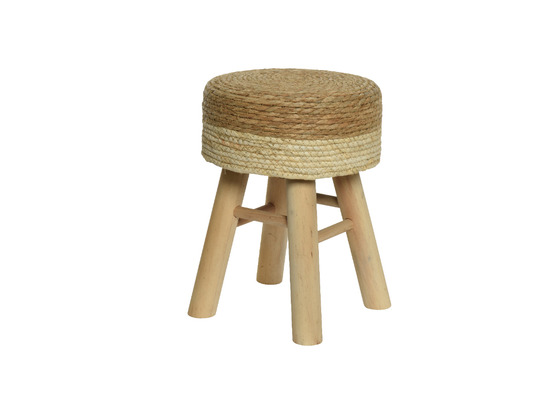 Tabouret bas algue naturel ø 29 x 40 cm
