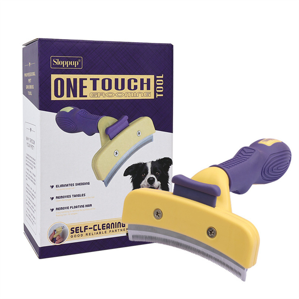 Peigne pour chat et chien anti - poils flottants lame de 100 mm