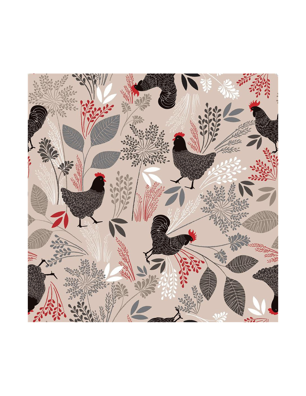 Toile cirée déco access deco beige rl de 140cmx20m - access deco