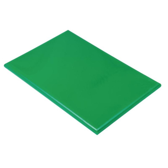 Planche polyéthylène 600 x 45 mm verte haute densité - hygiplas