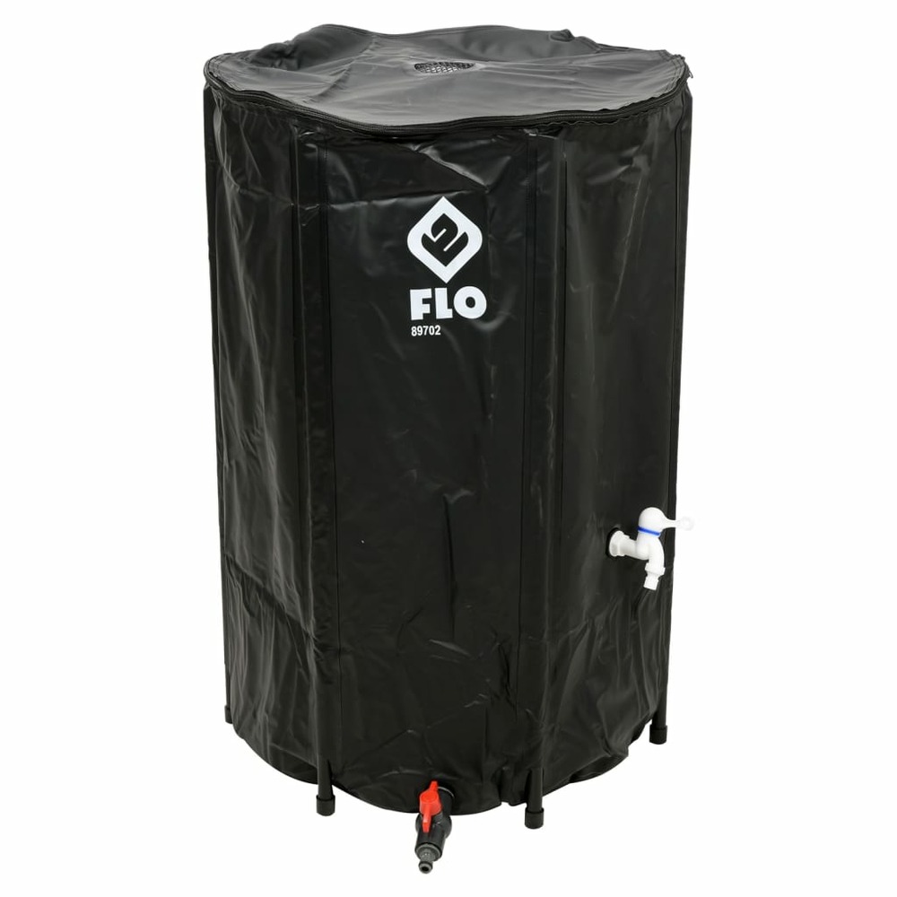 Réservoir d'eau de pluie pliable 250 l noir