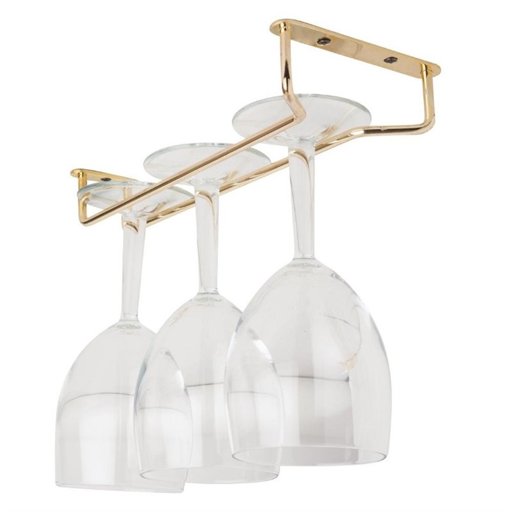 Support professionnel pour verres à pied en acier 610 mm