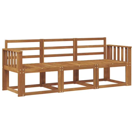 Ensemble de canapés d'extérieur 3 pcs naturel