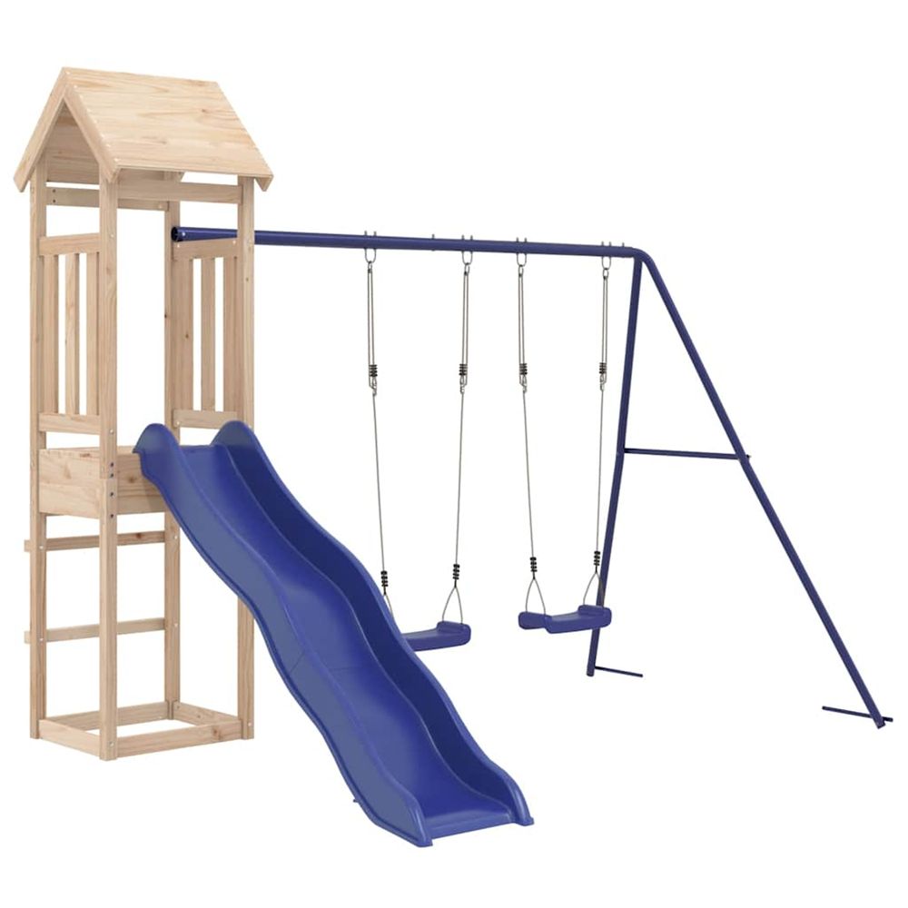 Aire de jeux d'extérieur bois de pin massif
