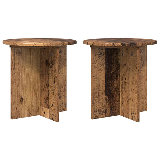 Support de plante 2 pcs bois ancien 40 x 40 x 40 cm