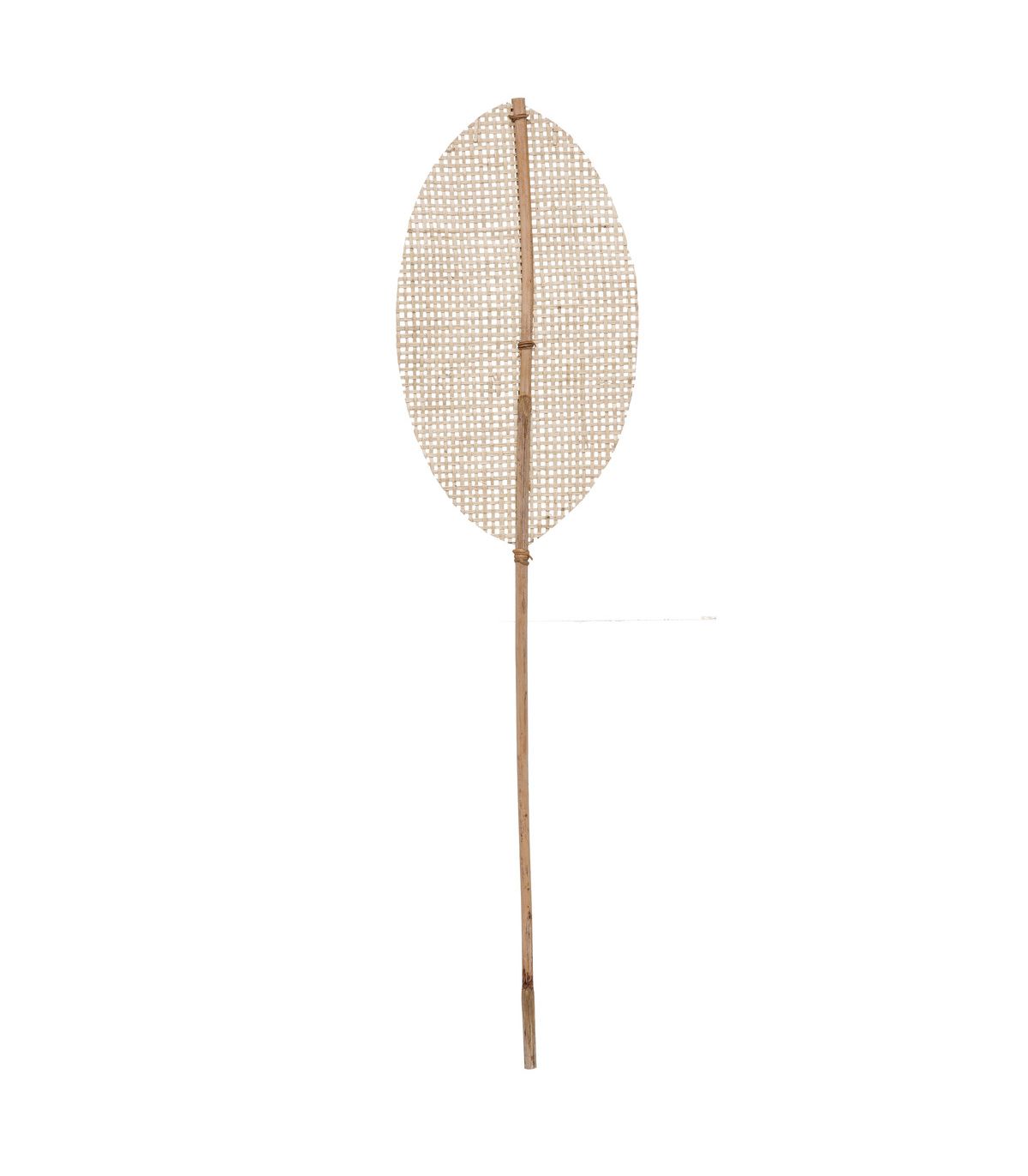 Tige décorative en bambou et rotin h 78 cm