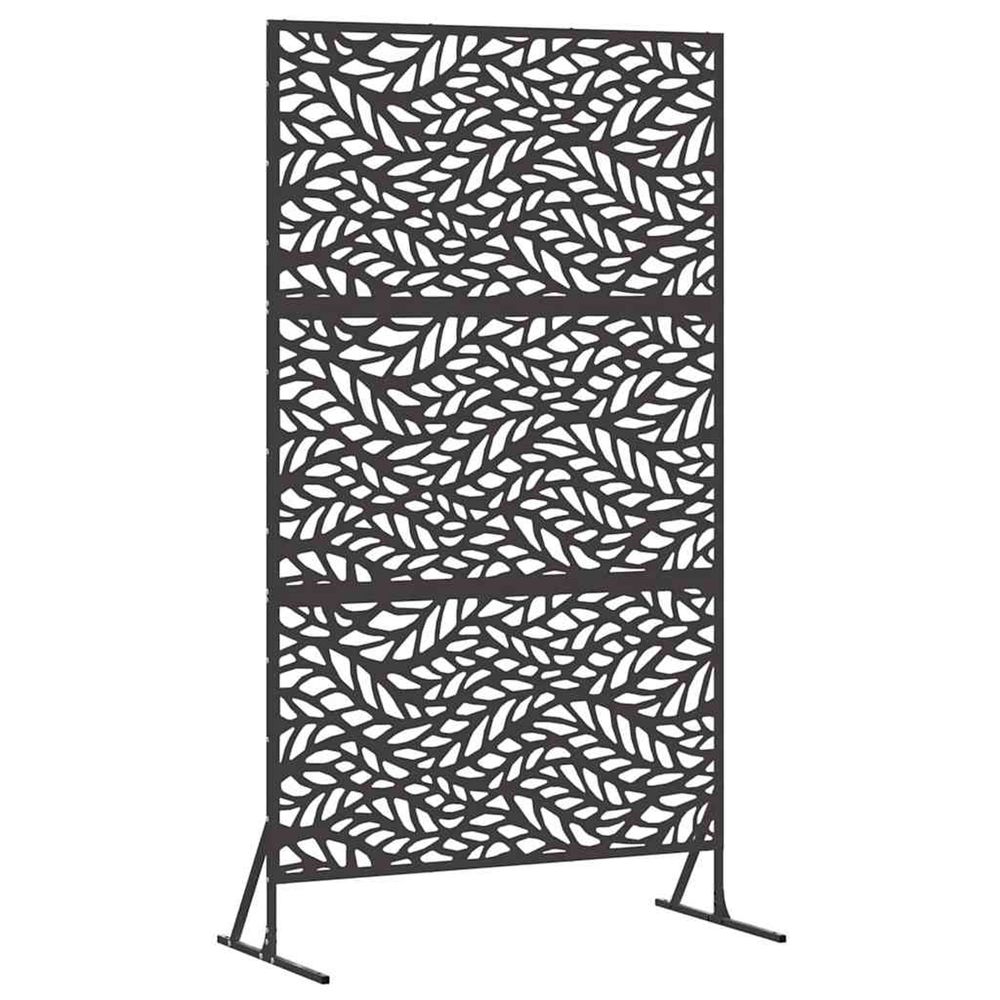 Écran de confidentialité 100 x 50 x 180 cm acier noir