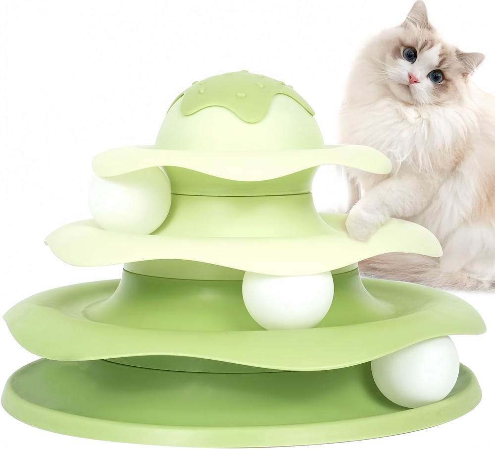 Jouets interactifs pour chats : plateau tournant pour une amusement sans fin des chats