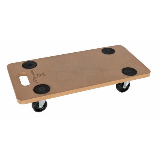 Plateau manutention bois fsc 4 roues 150 kgs