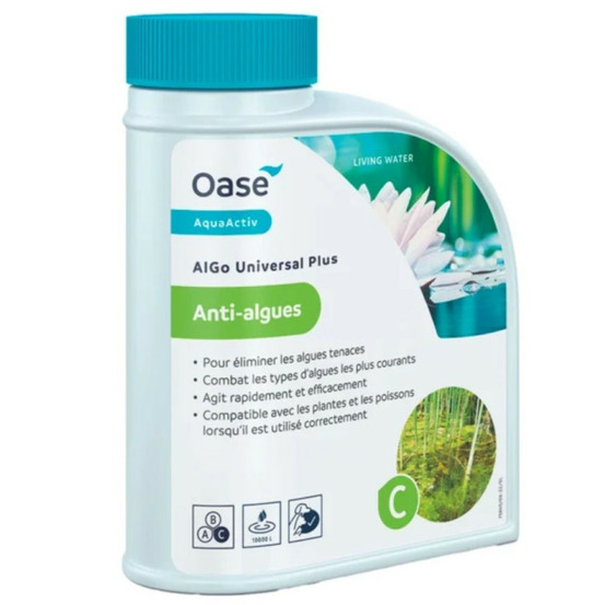 Anti-algues algo universal plus - bidon de 500 ml - oase 96682